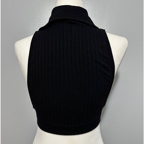Urban Outfitters Out From Under Point Collar Bra Top In Black Size M/L - Picture 2 of 9